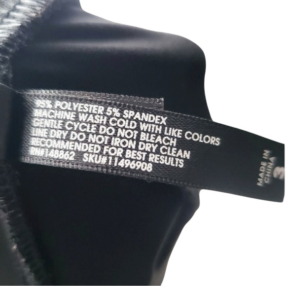 Torrid Black Faux Leather Leggings 3X High Rise Stretch - Picture 9 of 9